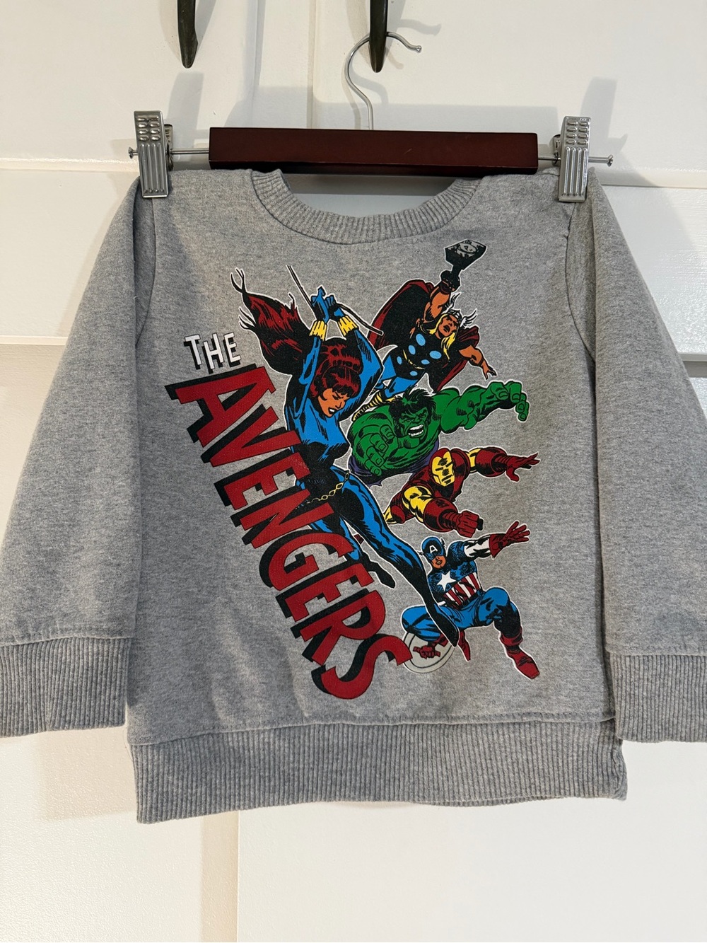 Avenger Grey Kids Avengers Graphic Sweatshirt